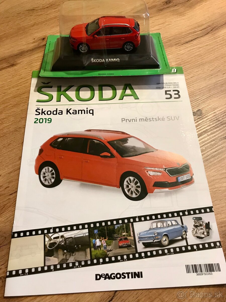 Modely deasgostini Škoda 1:43. - 2