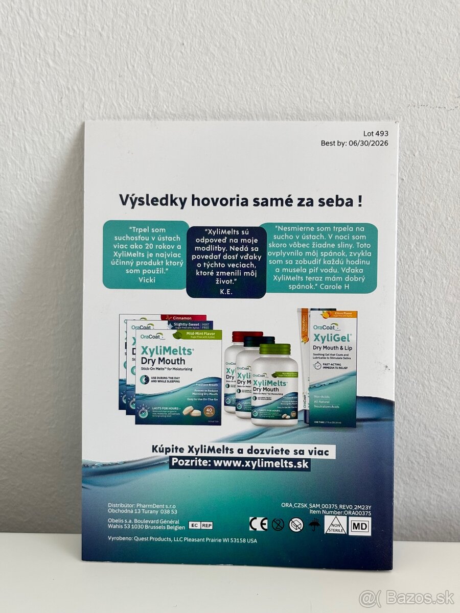 XyliMelts - tablety na suché ústa - 2
