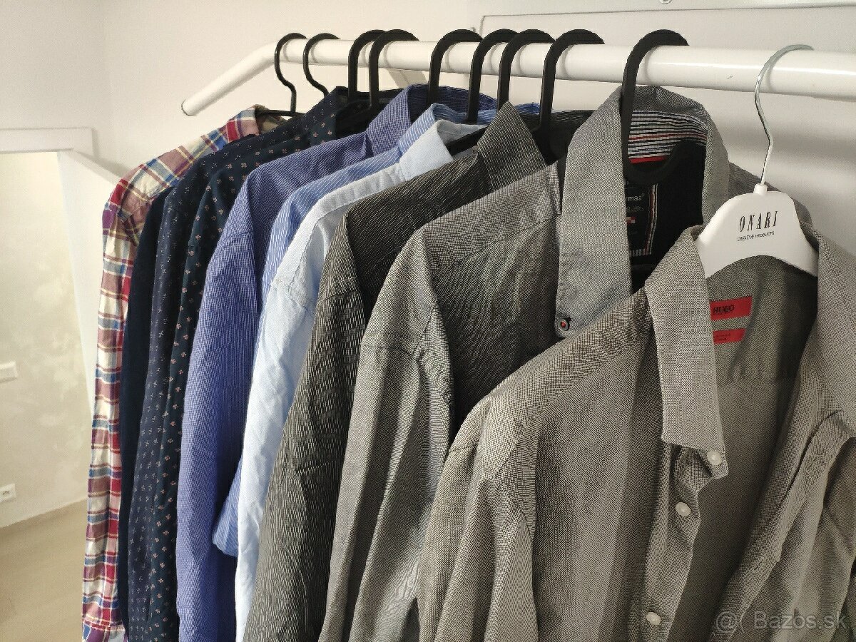 kvalitné bavlnené košele veľ. L - 2