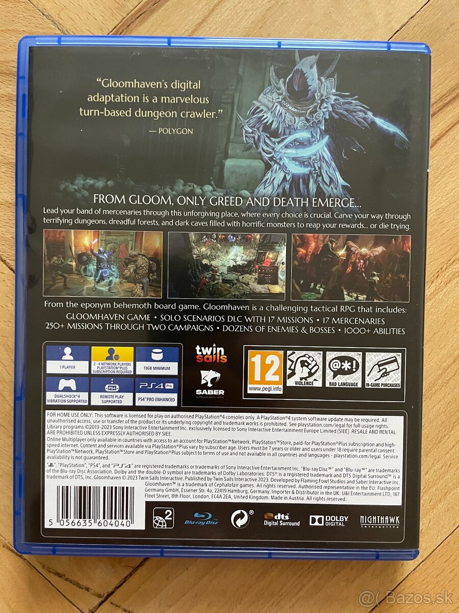 GLOOMHAVEN - PS4 - 2