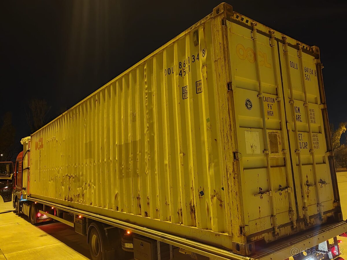 Lodný kontajner 2 ks 12 m na opravu REZERVE - 2