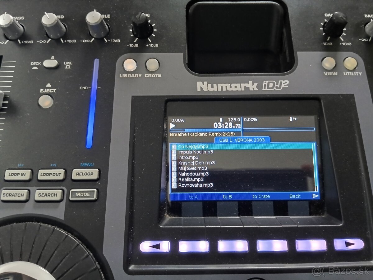 Predám MP3 prehrávač Numark idj2 - 2