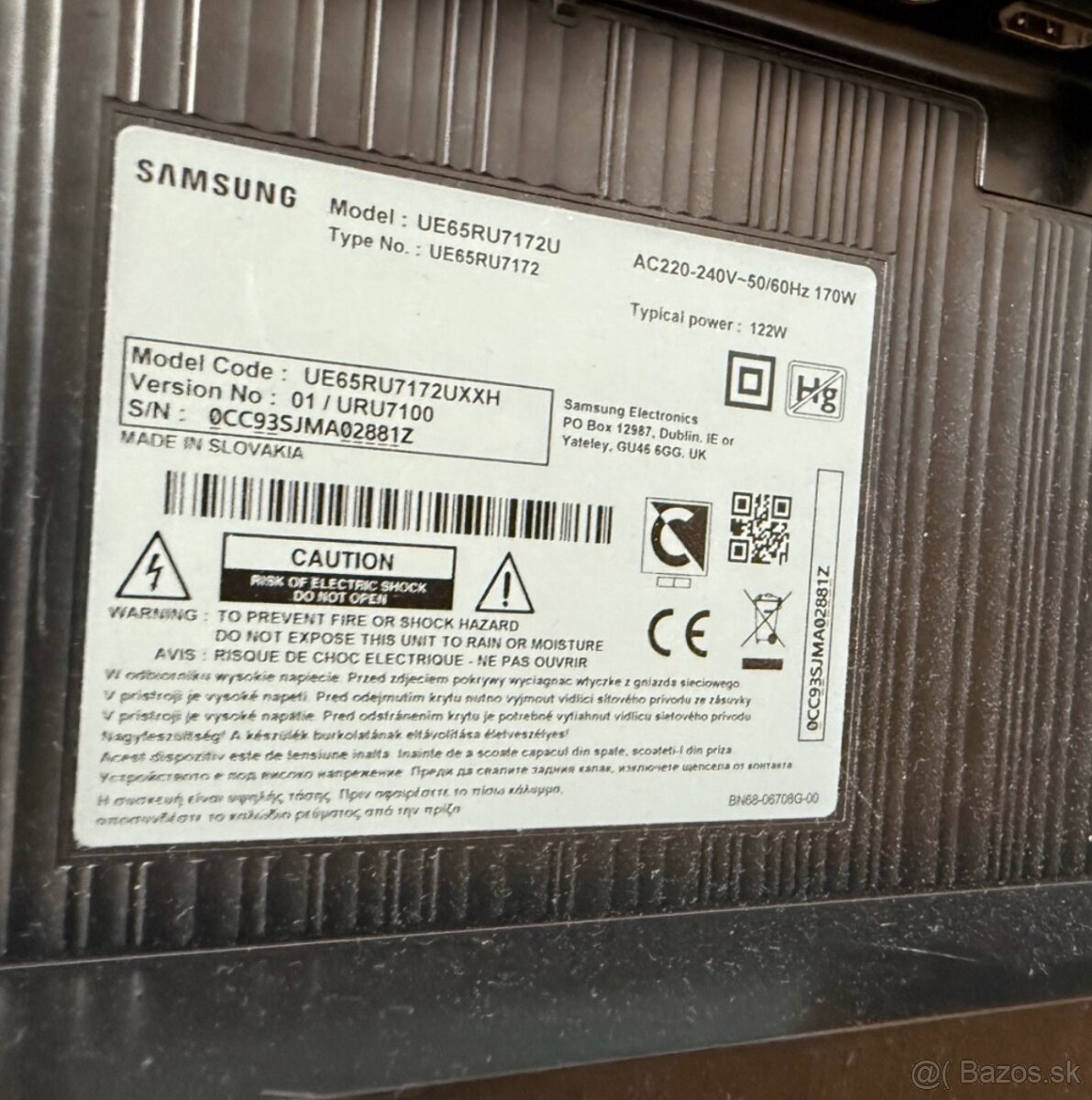 SAMSUNG 65 palcov - 2