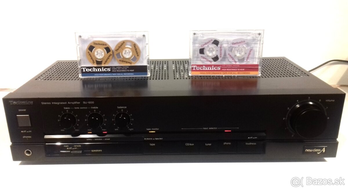 ClassA = 250W zosilnovac TECHNICS SU-600, vyroba Japan, AZ13 - 2