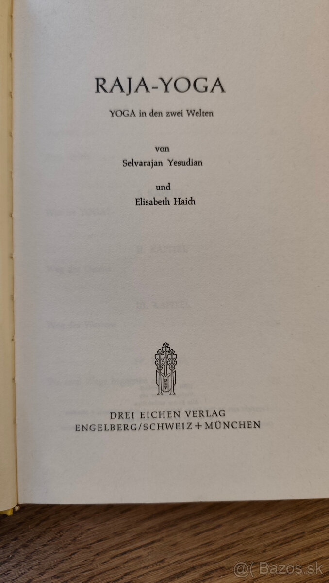 Predam knihu RAJA JOGA / Selvarajan Yesudian / - 2