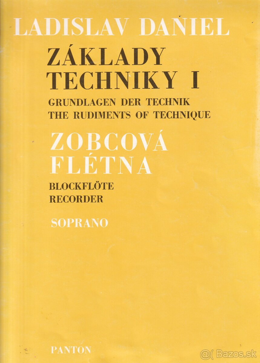 Flauta učebnice olej - 2