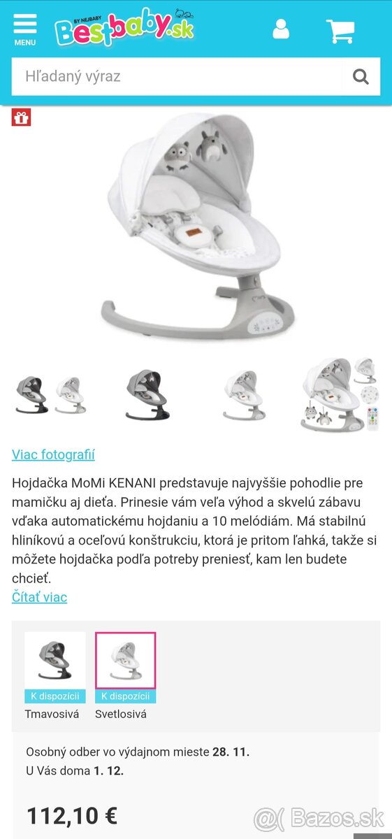 Krasne detske lehátko - 2