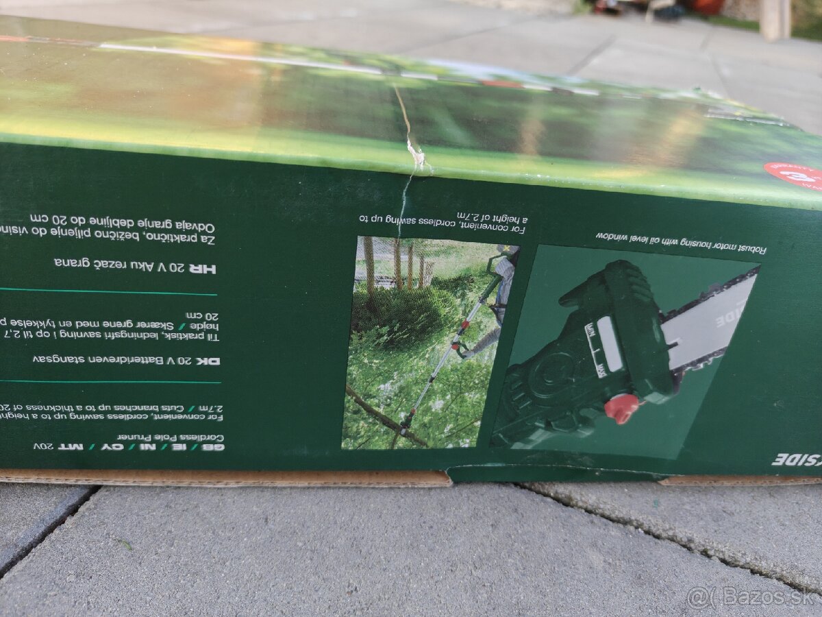 Aku odvetvovač parkside 20v - 2