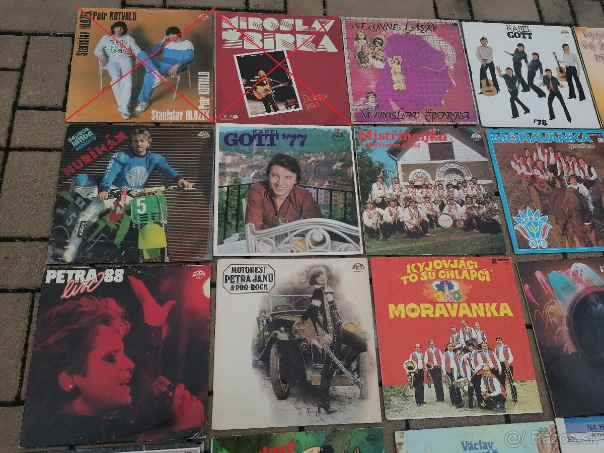 Predám starožitné LP platne - 2