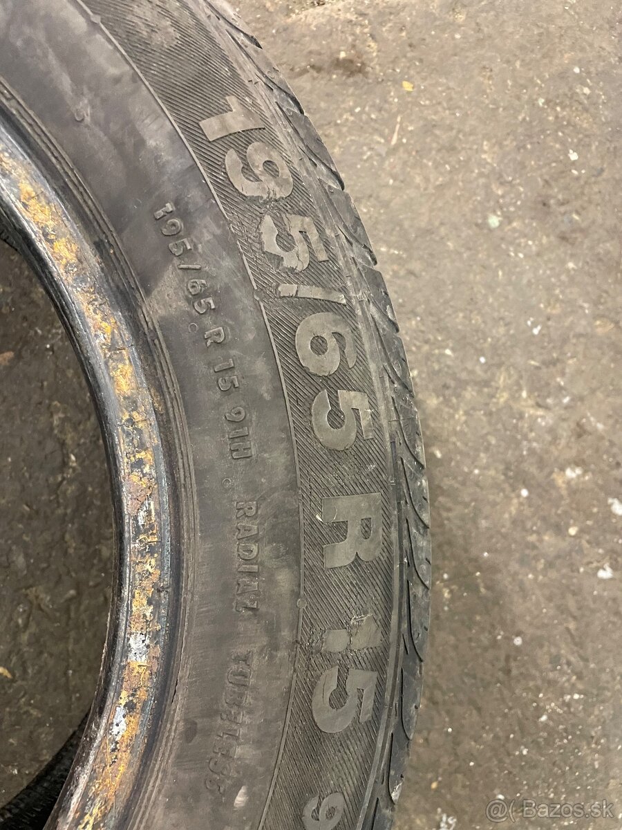 Predám letné gumy 195/65r15 - 2