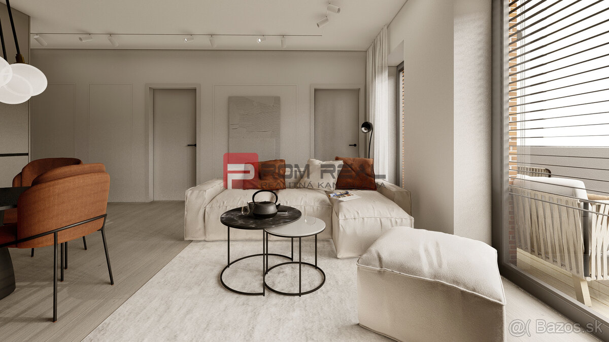 3-izbový byt (65 m²) s loggiou a PARKOVANÍM ZDARMA od 187 99 - 2