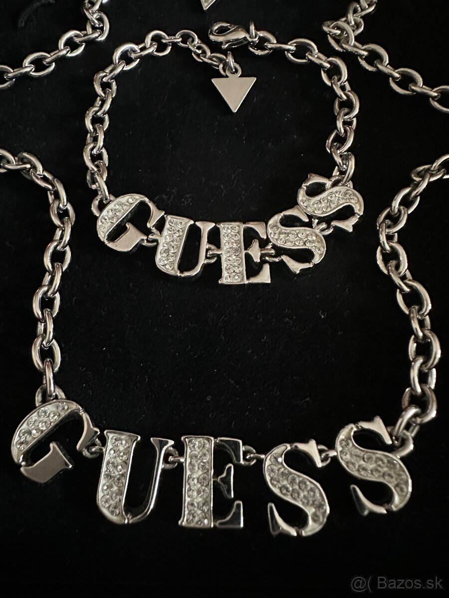 Súprava náhrdelník + náramok zn. GUESS originál - 2