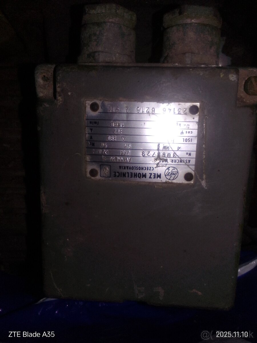 Motor trojfázový 4 kWh 1440 ot. / min. - 2