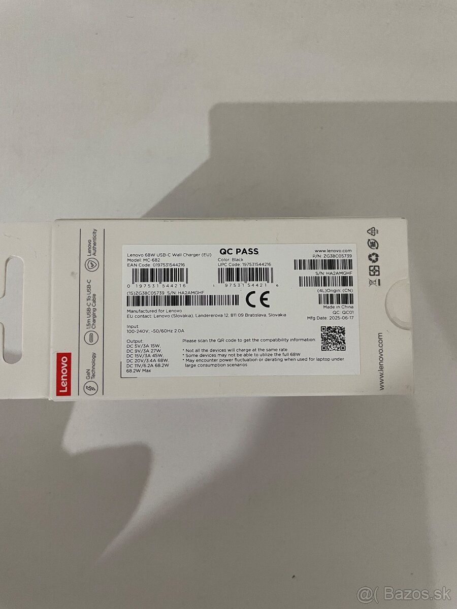 Original Lenovo nabíjačka - 2