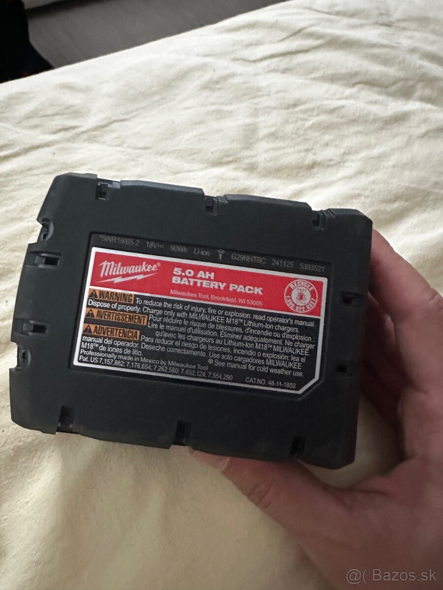 Milwaukee batéria M18 5Ah - 2