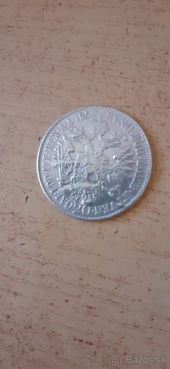 20 grajciar 1852 hlava vľavo - 2