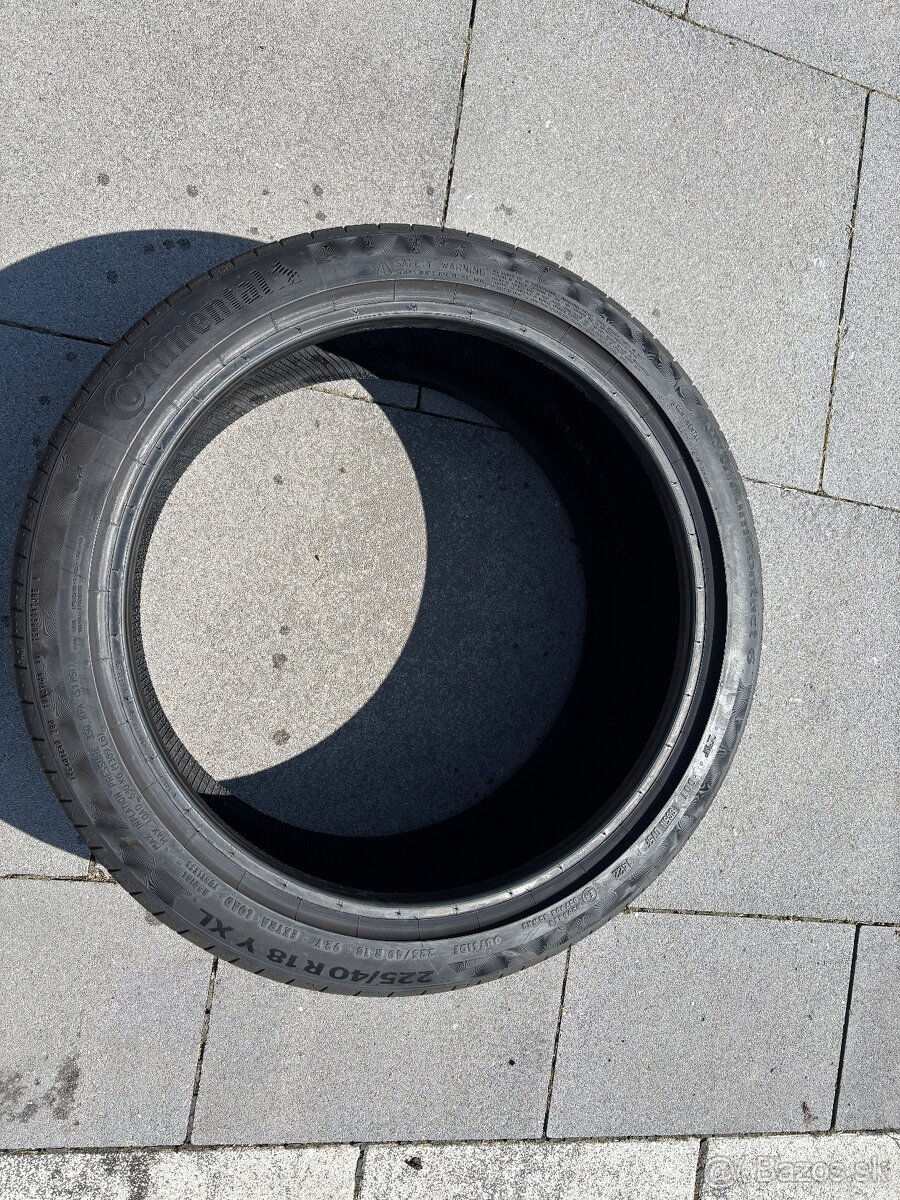 225/40 R18 CONTINENTAL Letná pneumatika - 2