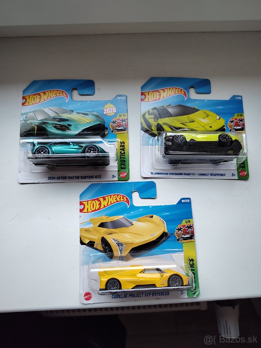 Hot wheels - športové - 2