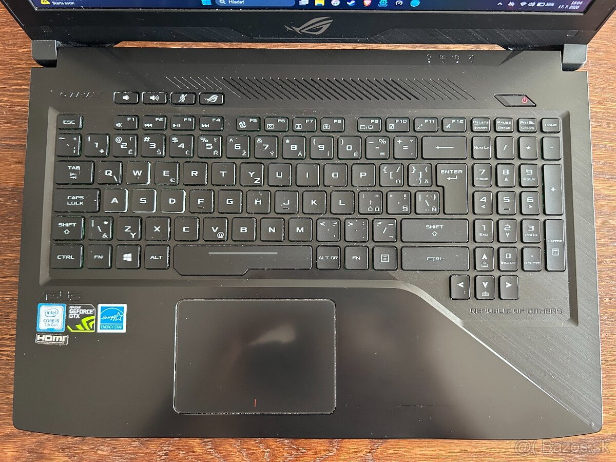 Predám Asus ROG Strix GL503VD... - 2