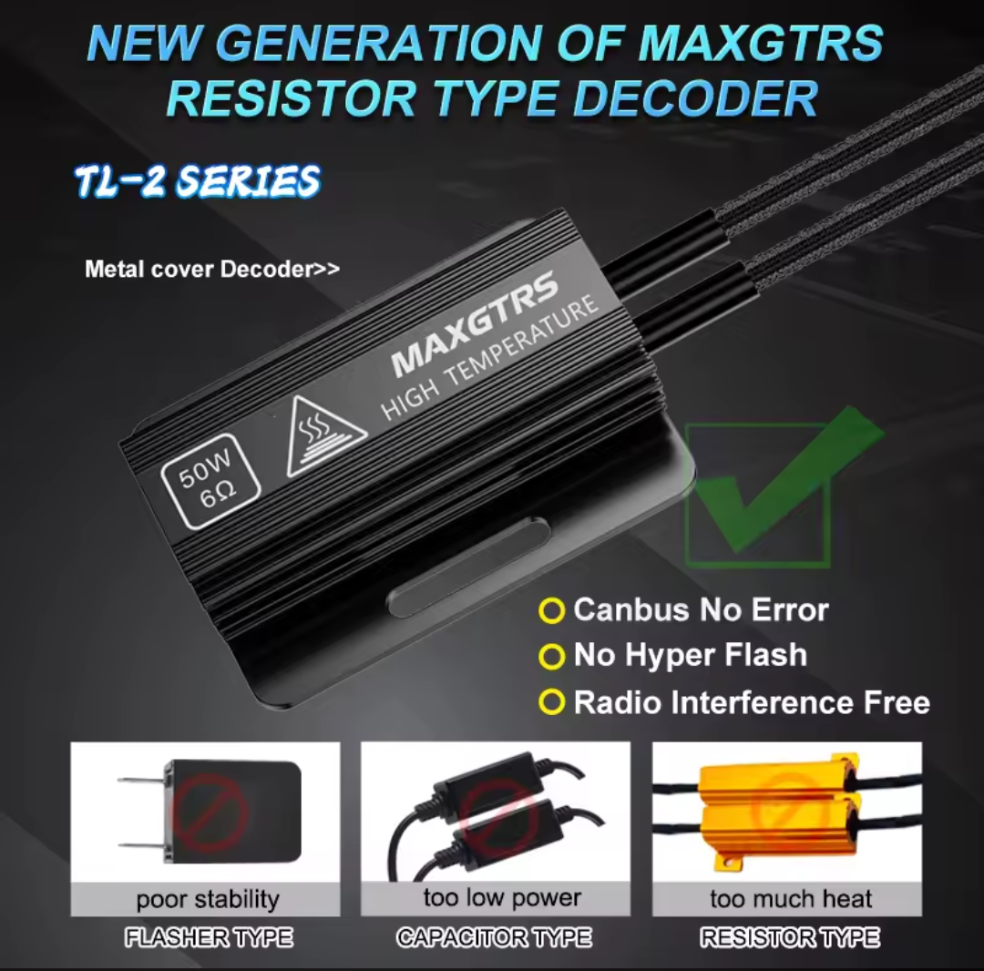 Rezistor maxgtrs H8/H11/H16 na LED - 2
