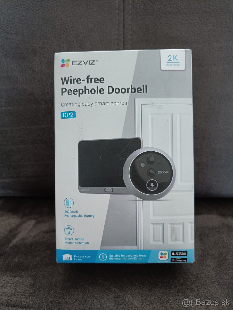 EZVIZ DP2 2K WiFi (PIR, Dotykový displej) - 2