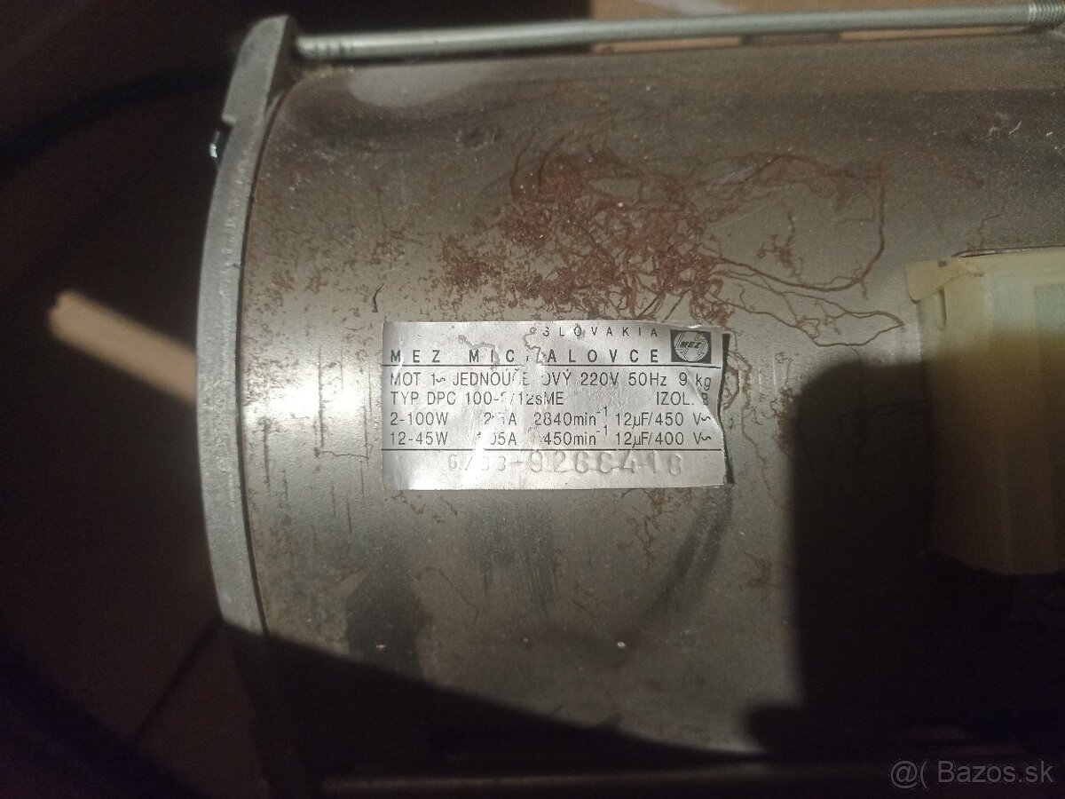 Jednofázový asynchrónny motor - 2