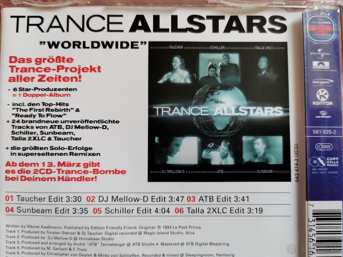 TRANCE ALLSTARS cd maxi - 2