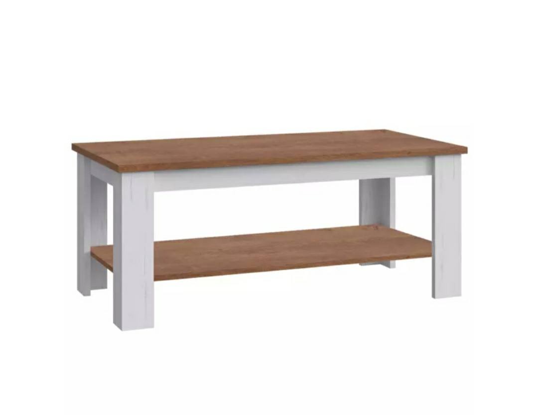 konferenčny stolik dub artisan+biela 120x60cm 75eur - 2