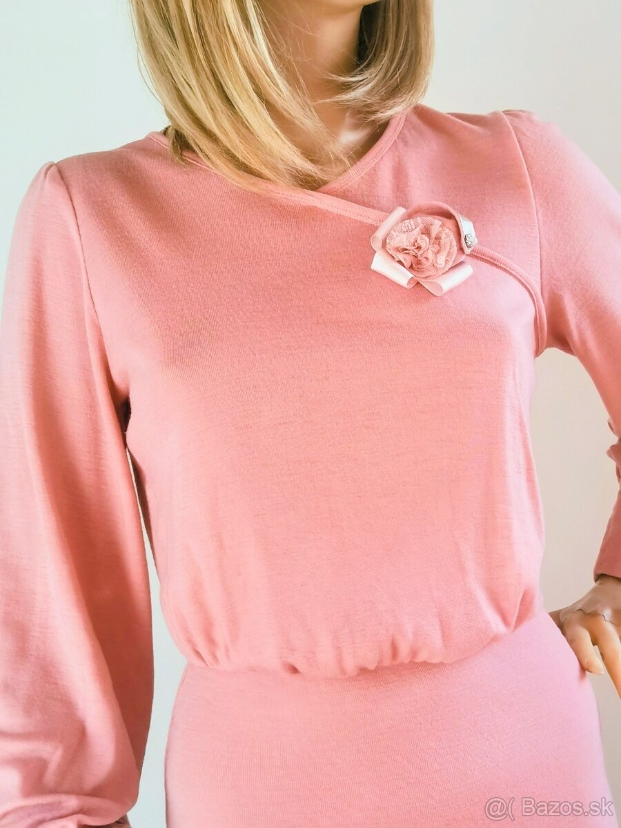 Elegantné merino šaty na každý deň - 2