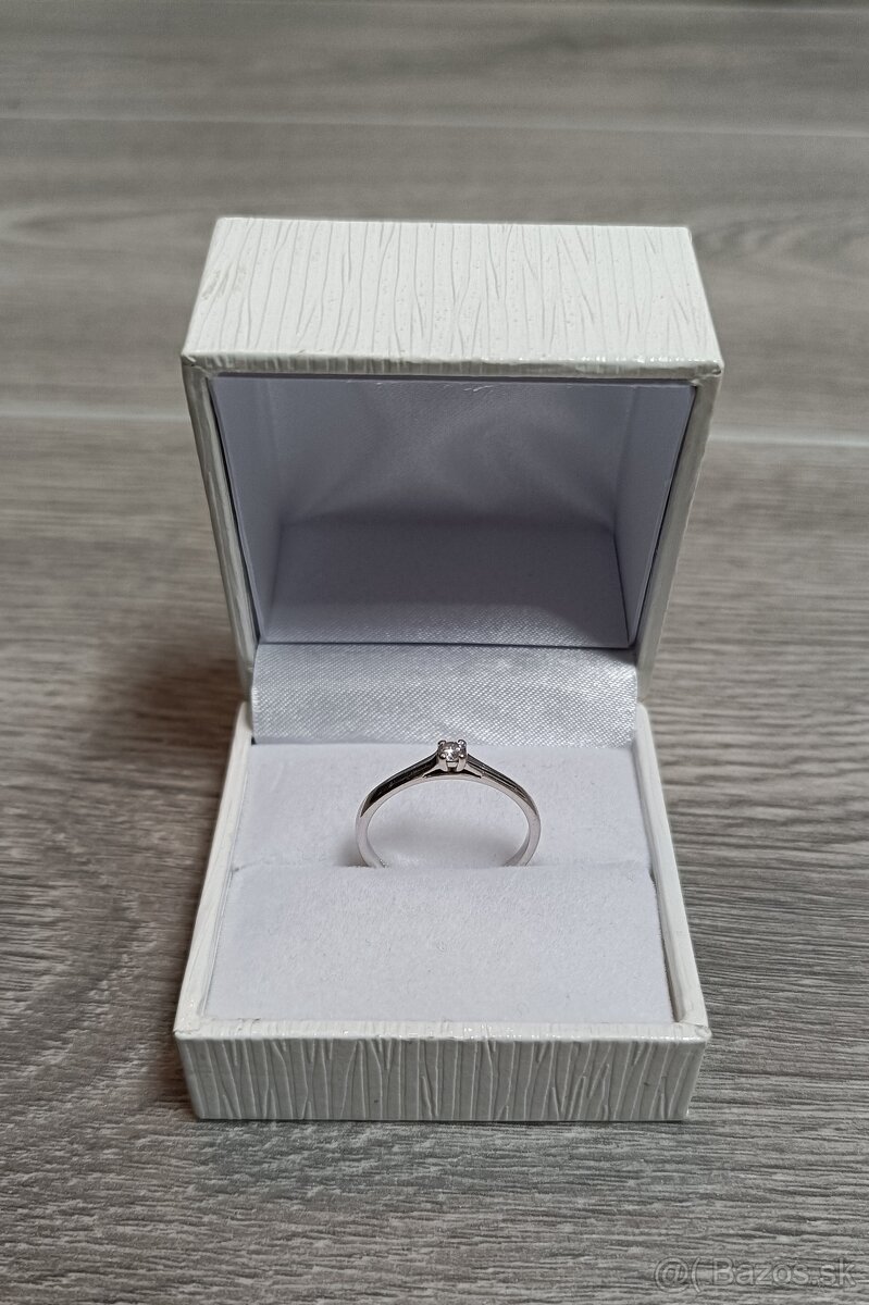 Diamantový zásnubný prsteň - 2