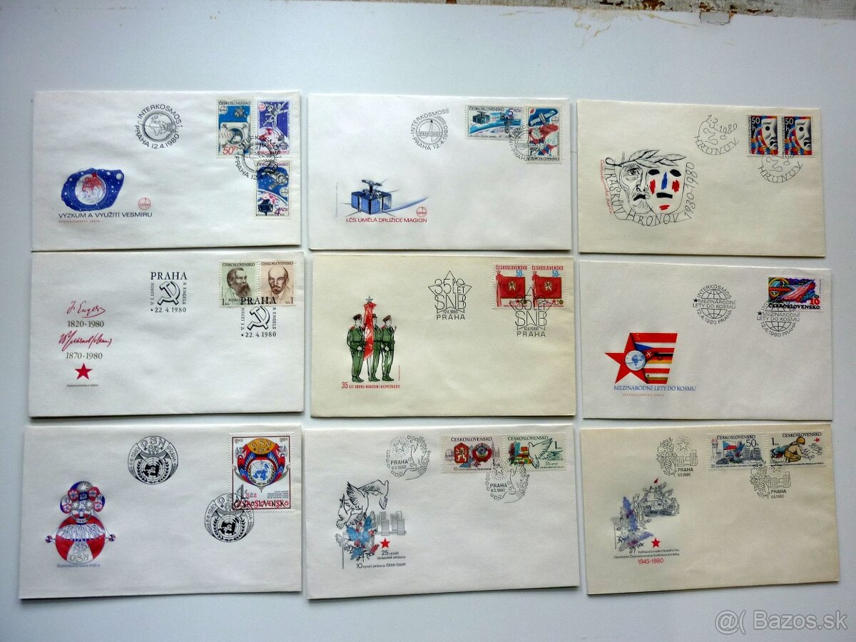 1-FDC Československo - 2