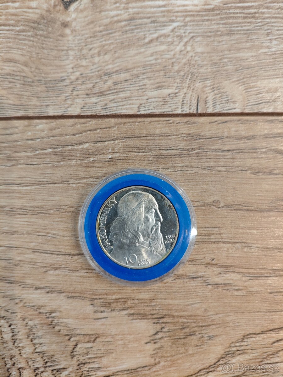 10 Kčs Československo 1957 - Ján Amos Komenský - 2