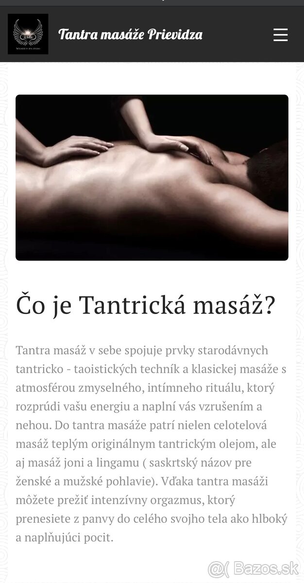 Tantra masáž - 2