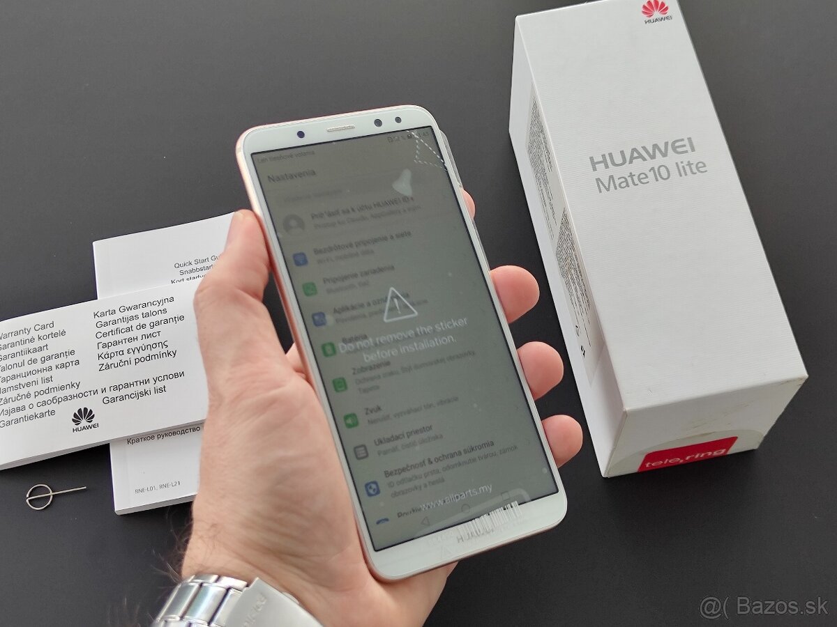 Huawei Mate 10 lite jemná zlatoružová - 2