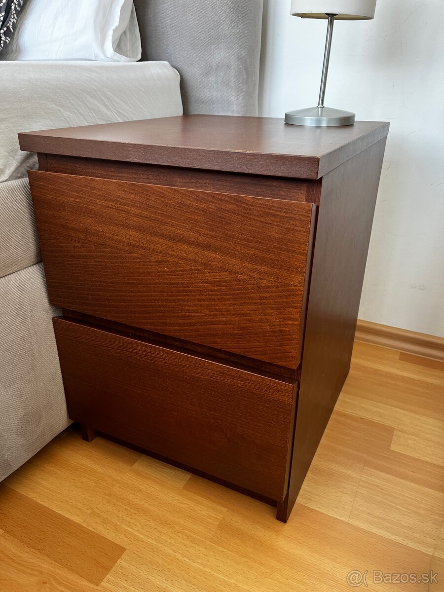 Ikea MALM Komoda + 2 nocne stoliky - 2