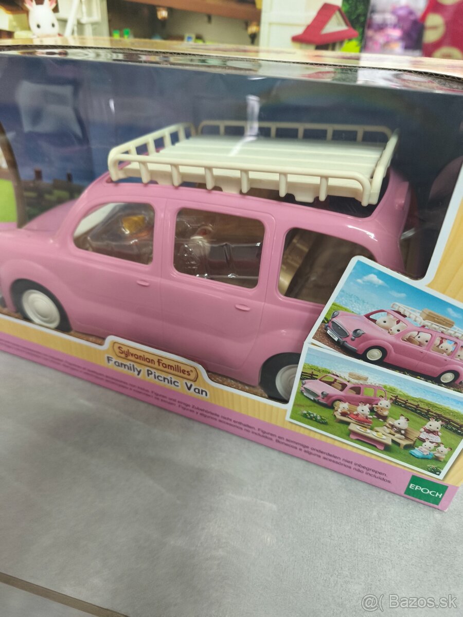 sylvanian families domček a auto - 2