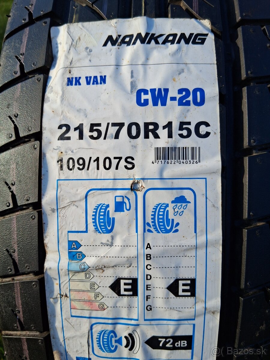 215/70 r15C letne pneumatiky 2ks - 2