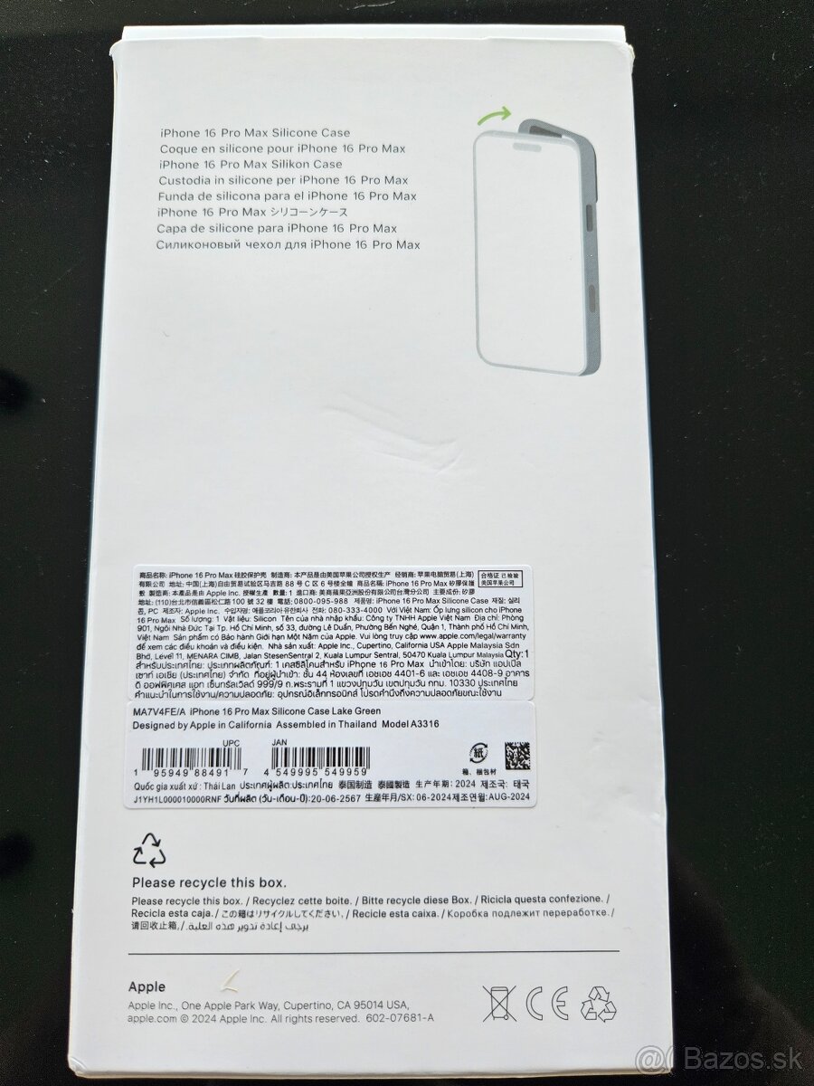 Silikónový obal na Iphone 16 Pro Max - 2