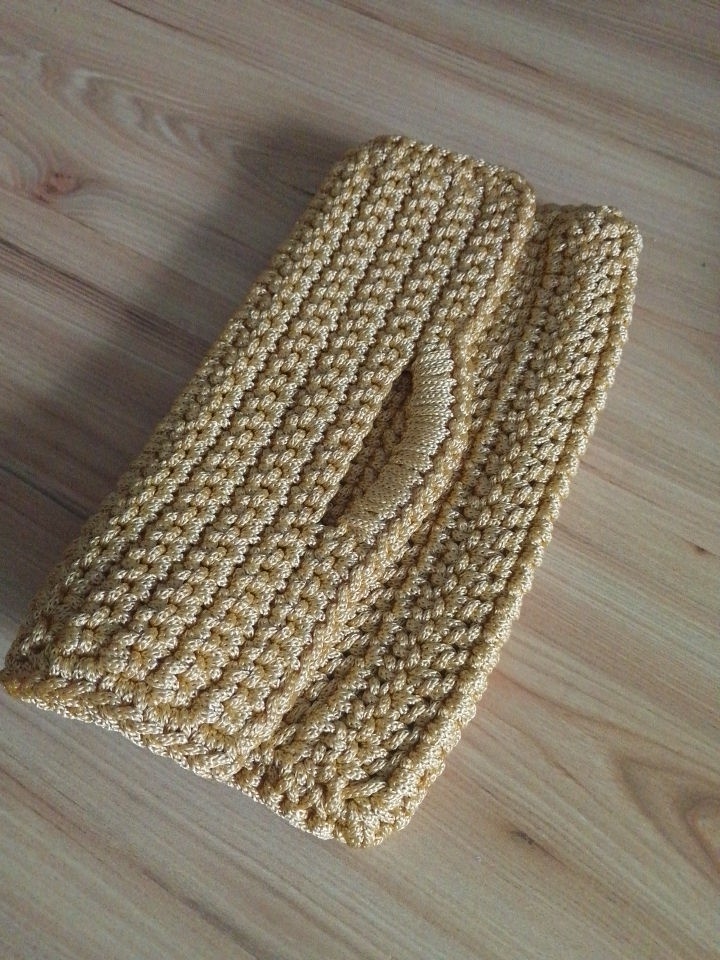 Ručné pletená kabelka handmade - 2