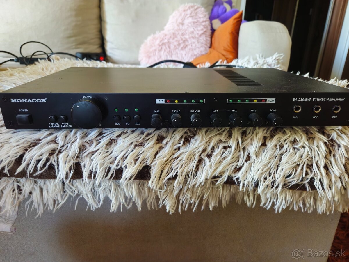 Stereo zosilňovač Monacor SA-230/SW - 2