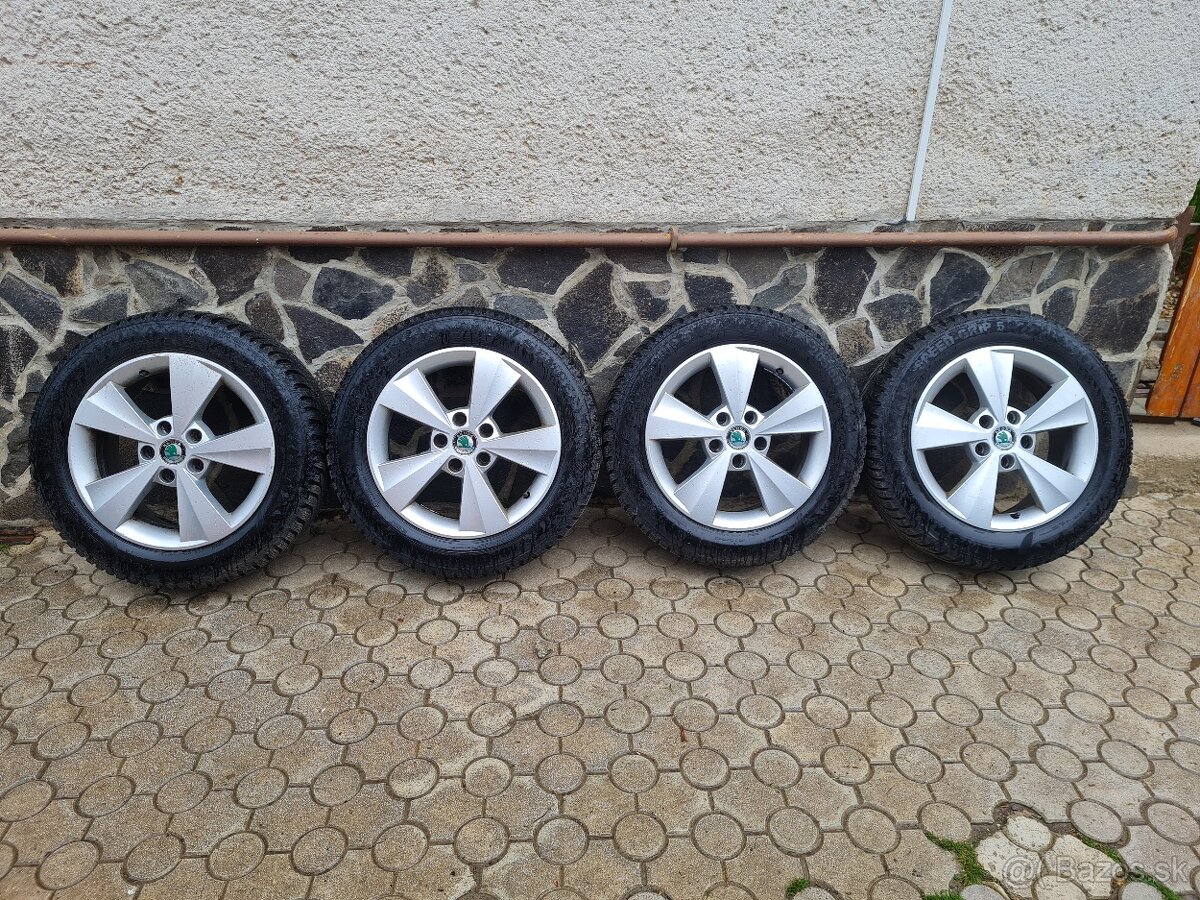 ❄️ Elektróny Škoda 5x112R16 - 2
