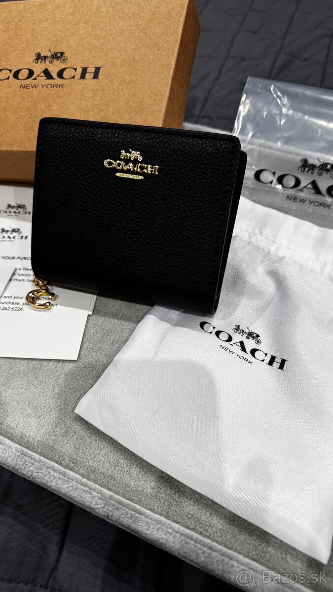 Coach peňaženka - čierna - 2