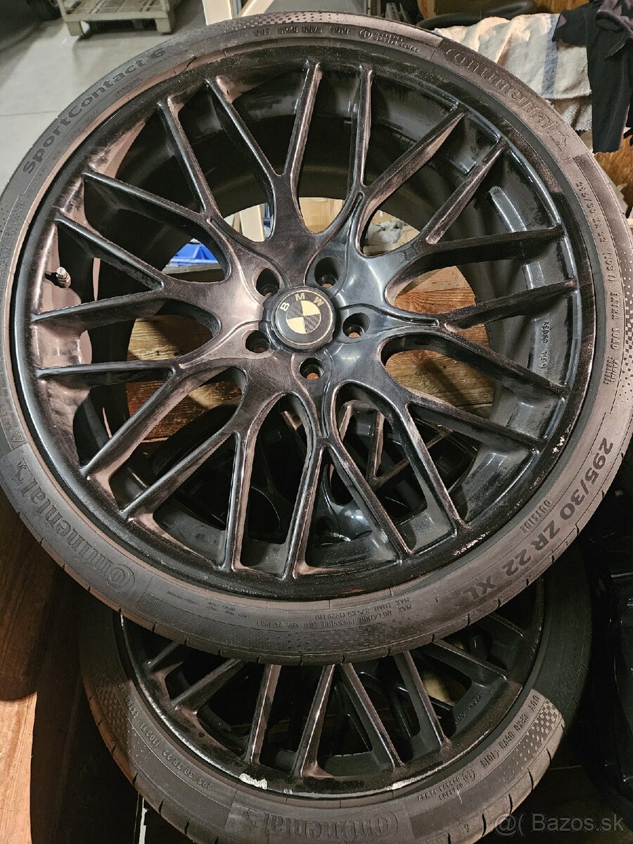 Predám disky 22 + pneu 295/30 Continental - 2