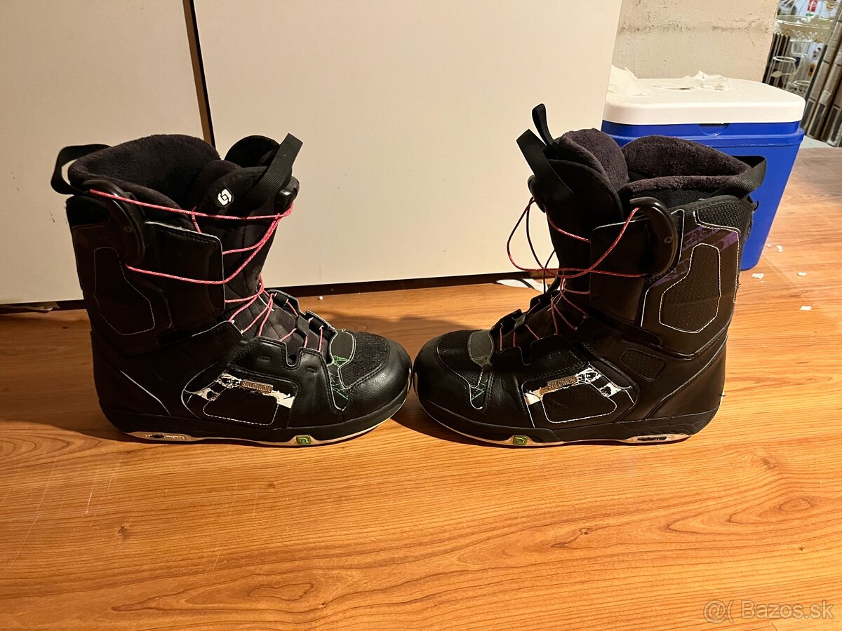 Snowboardové topánky Salomon faction – výborný stav - 2