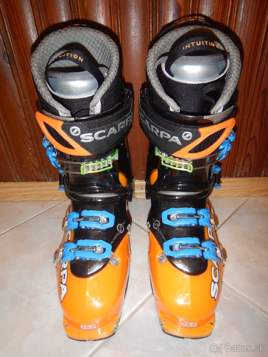 skialpové lyžiarky Scarpa Maestrale, č. 42-43, ako nové - 2