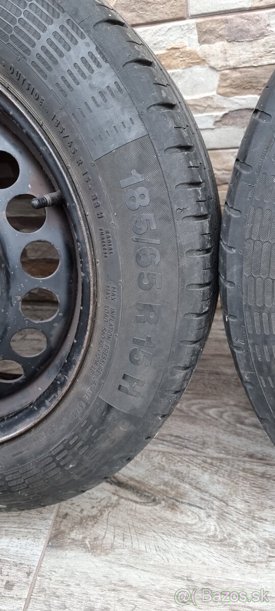 Predam sadu plechovych diskov na Opel GM 4x100 r15 J6 et39 - 2