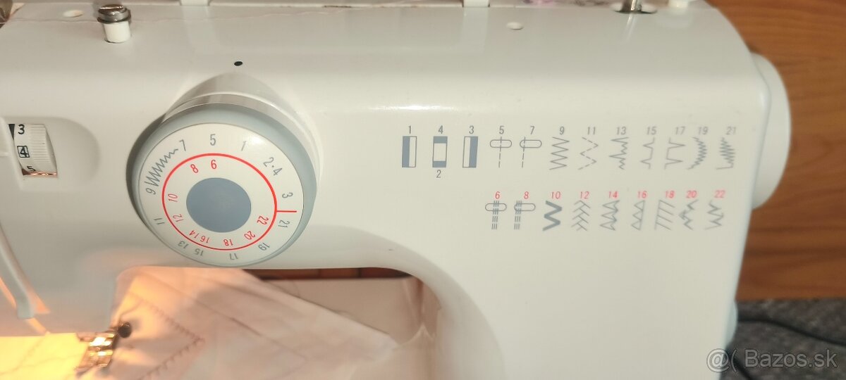 Predám šijací stroj AEG 376S+príslušenstvo - 2