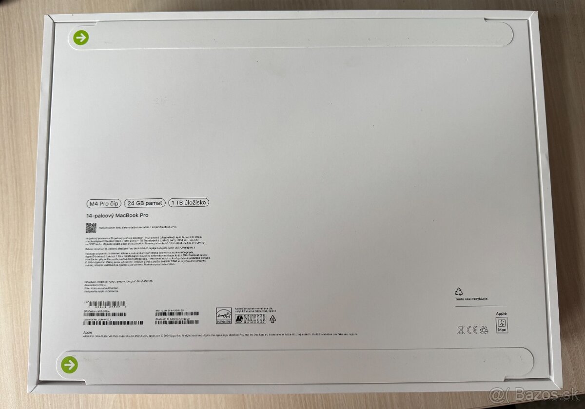 neotvorený MacBook Pro M4 14" - 2