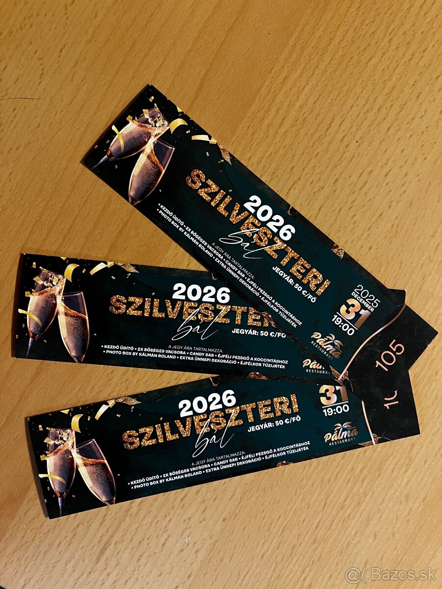 Silvestrovský ples v Reštaurácii Palma- Topoľníky - 2