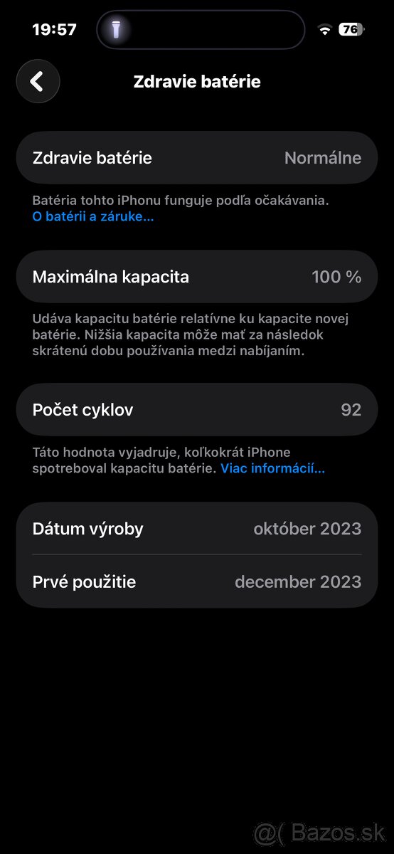 iPhone 15 128 GB | TOP STAV | 100 % BATÉRIA - 2